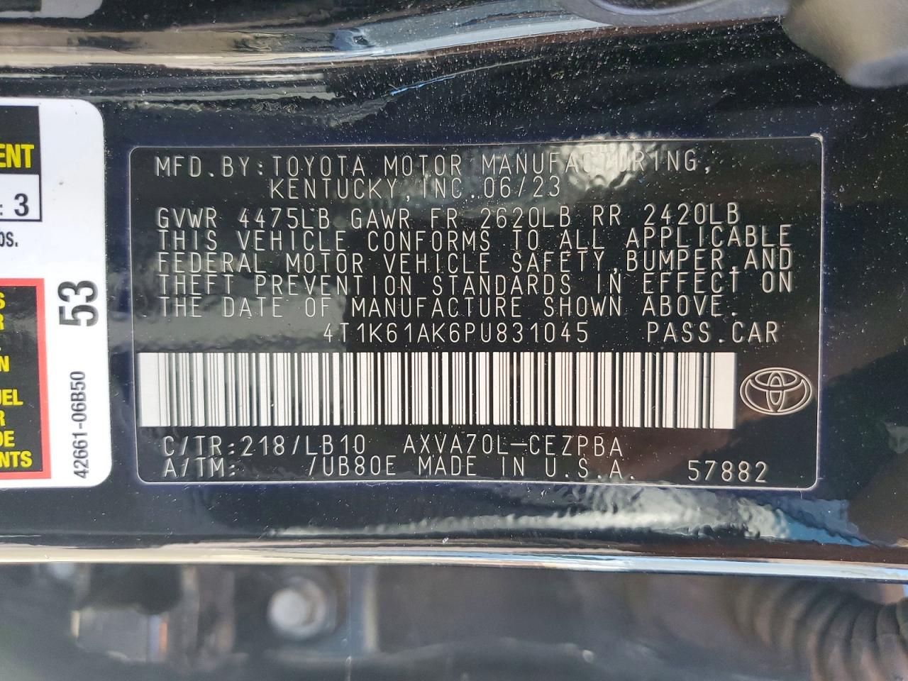 Toyota Camry Xse