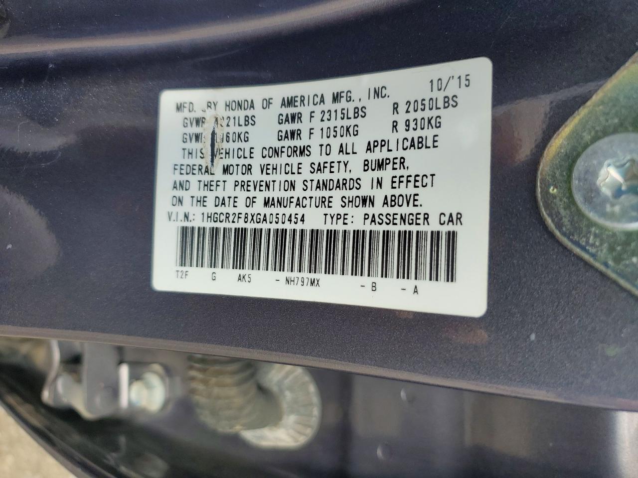 Honda Accord Exl