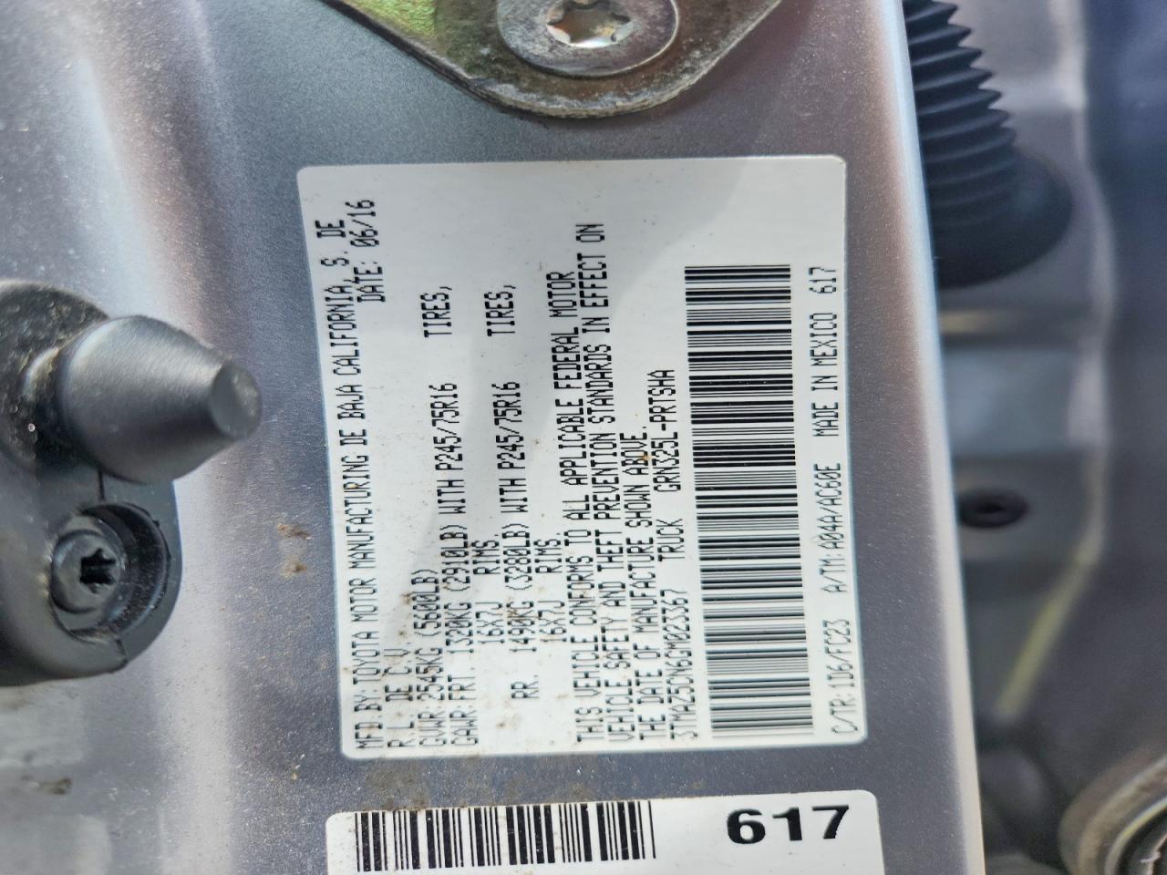 Toyota Tacoma Sr5 V6