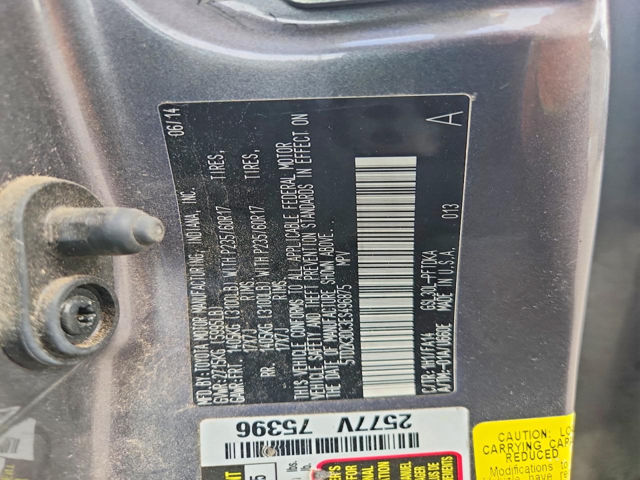 Toyota Sienna L 7-passenger