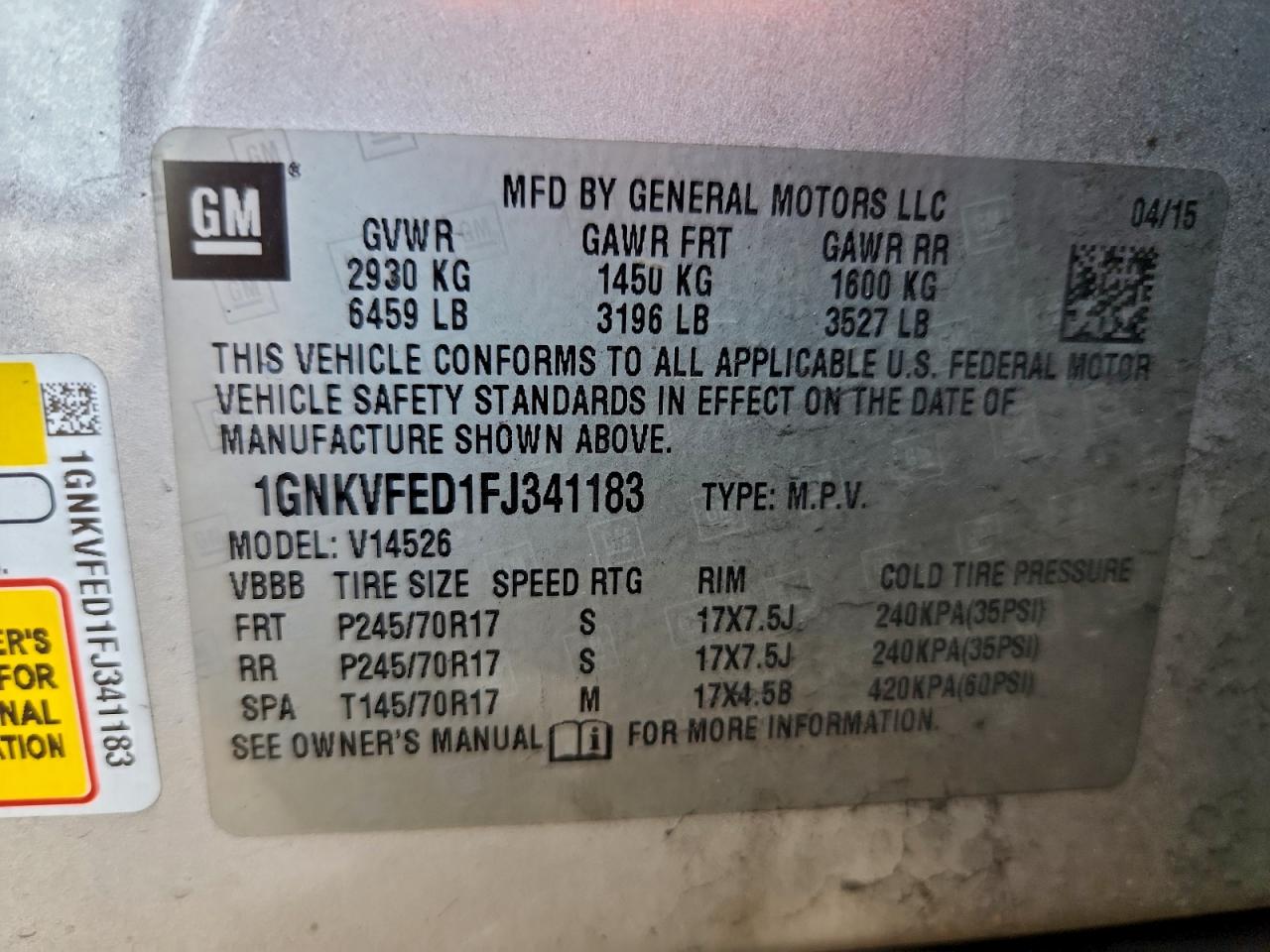 Chevrolet Traverse Ls
