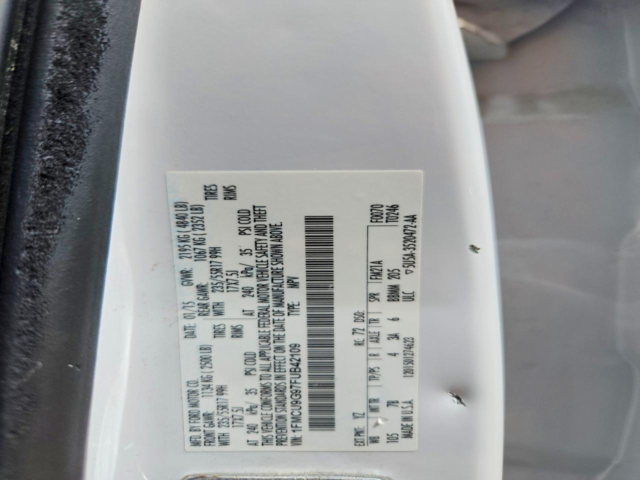 Ford Escape Se
