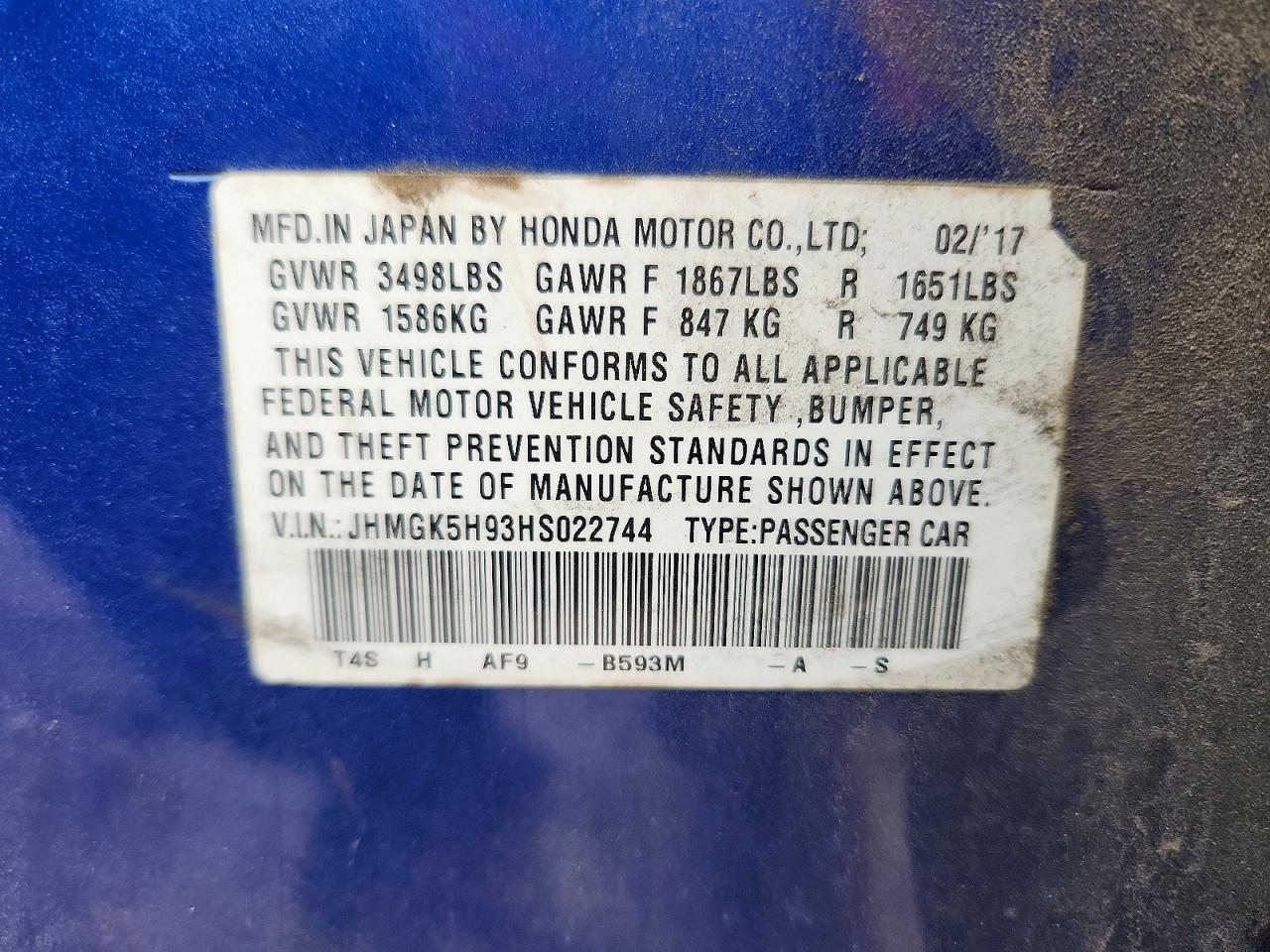 Honda Fit Ex