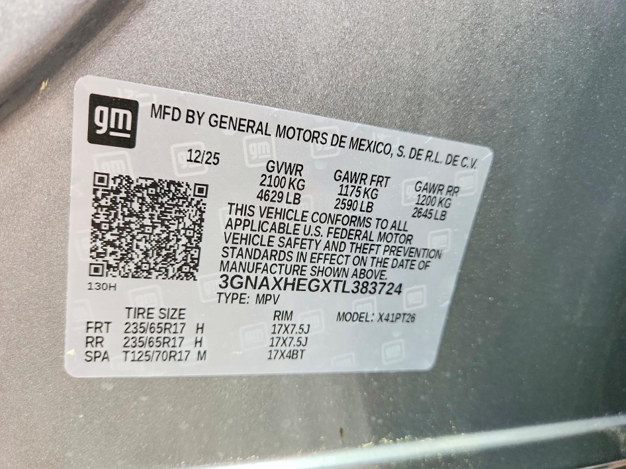 Chevrolet Equinox Lt
