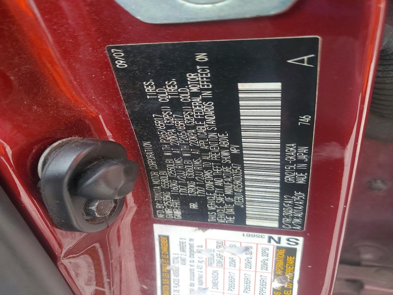 Toyota 4Runner Sr5