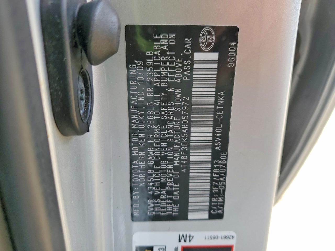 Toyota Camry Le