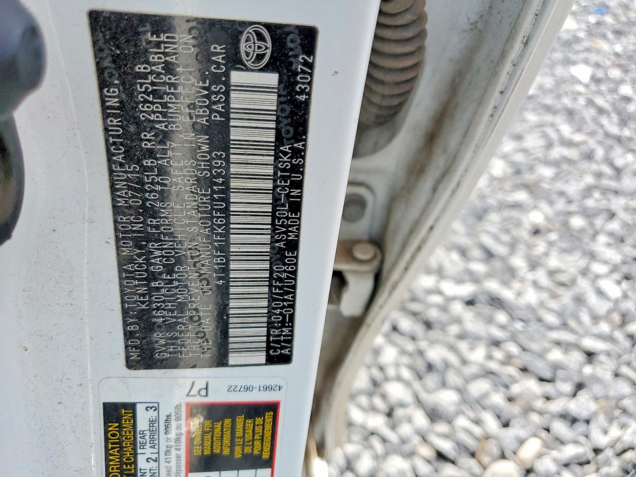 Toyota Camry Se