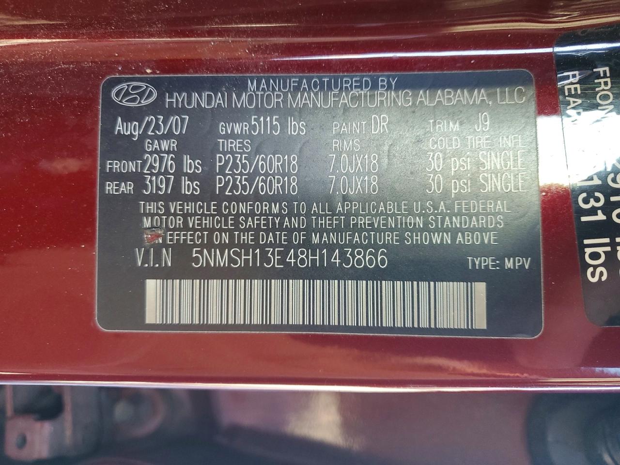 Hyundai SANTA FE Se