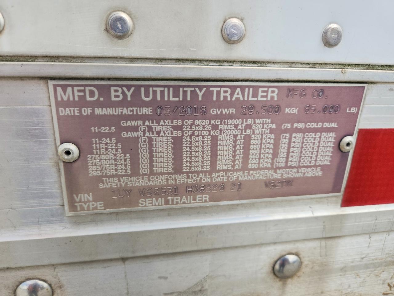 Utlity Trailer Other