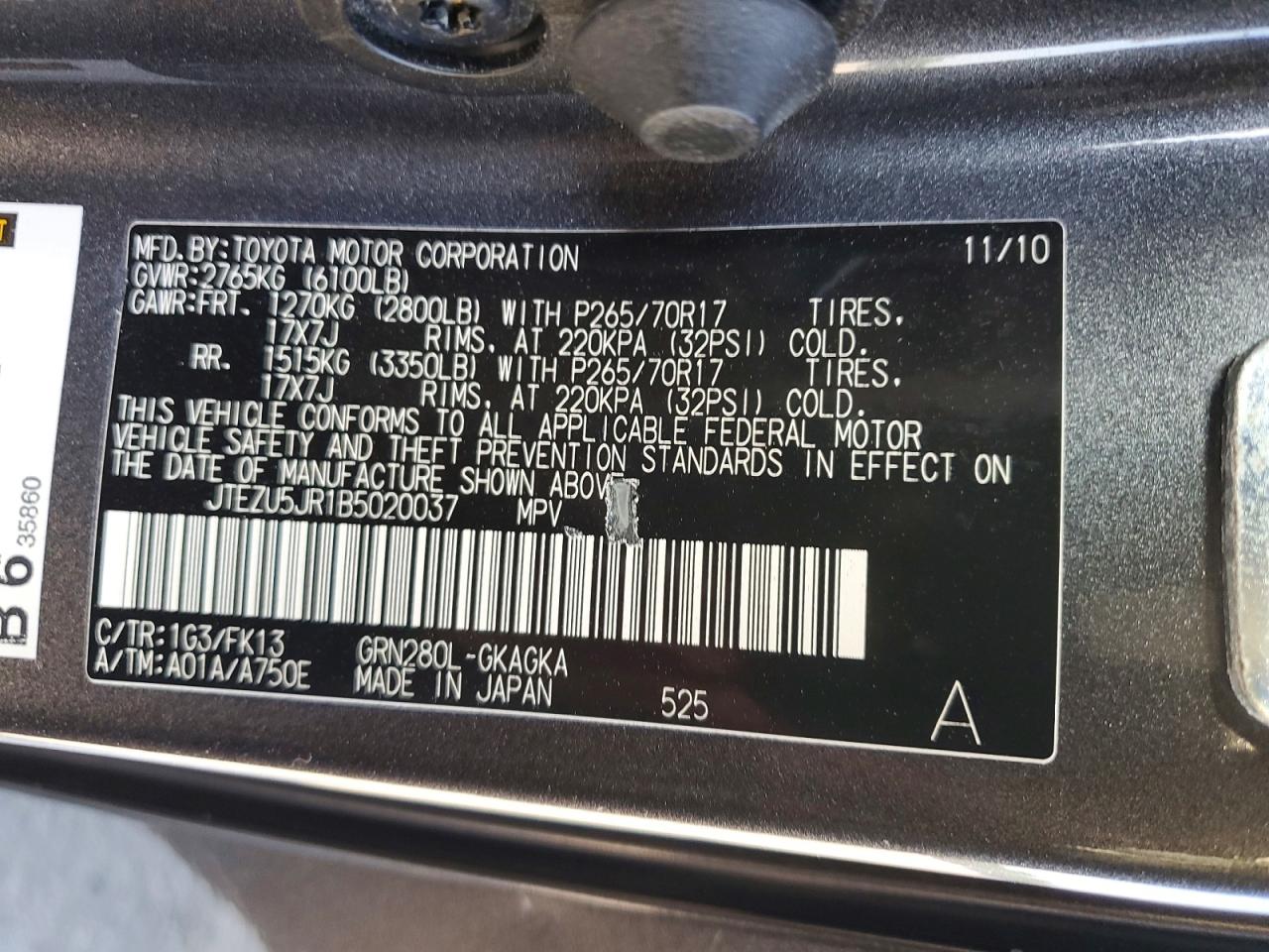 Toyota 4Runner Sr5