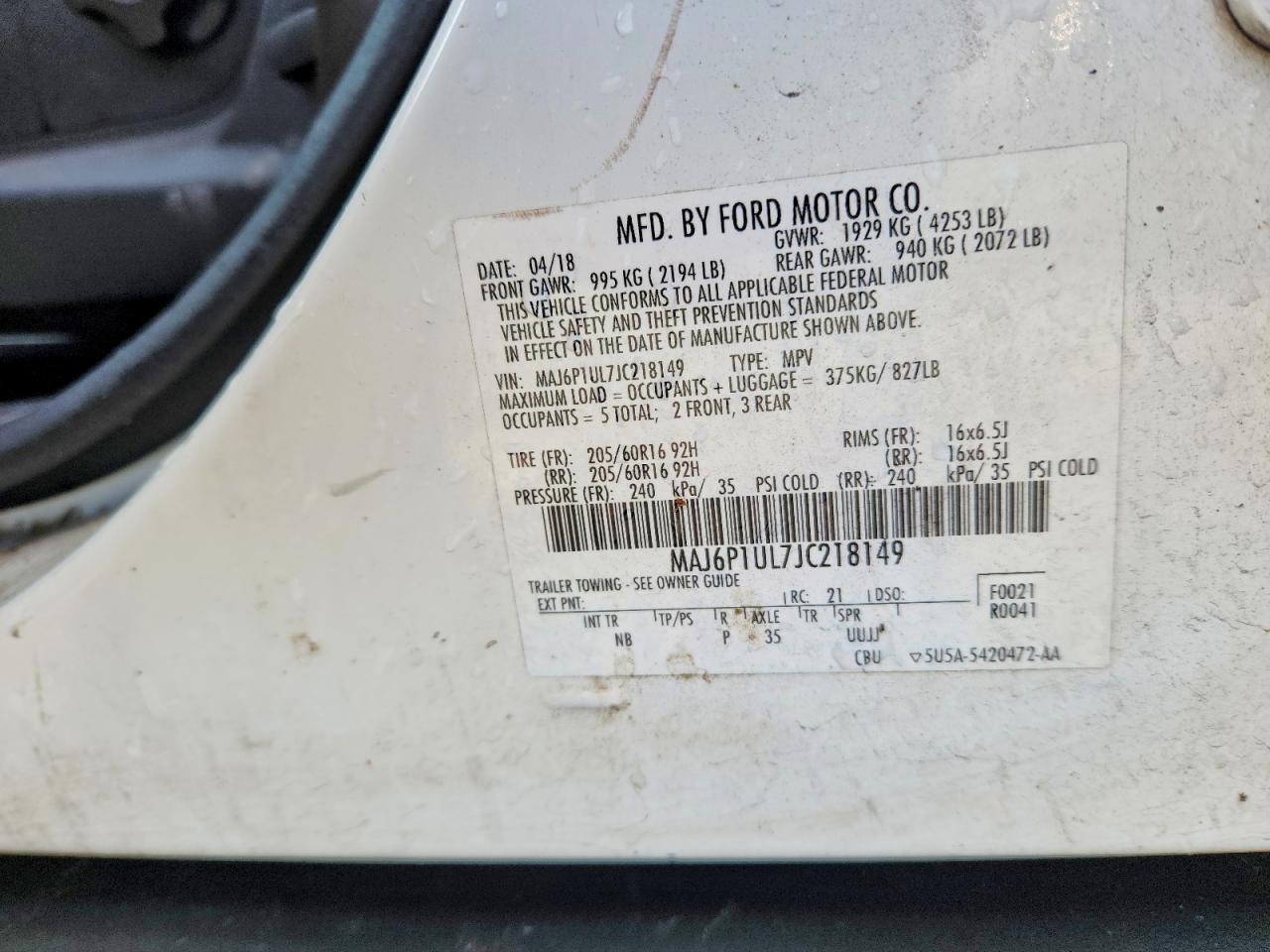 Ford EcoSport Se