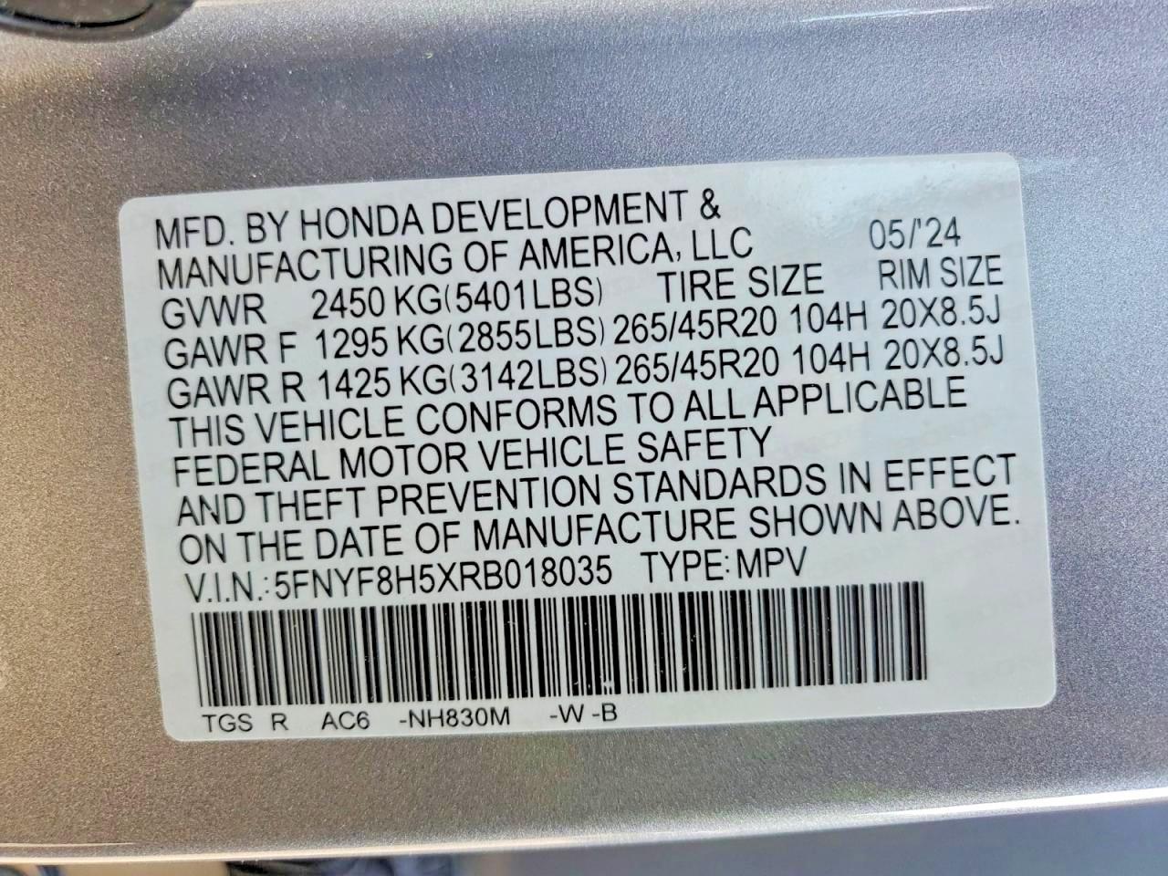 Honda Passport Exl
