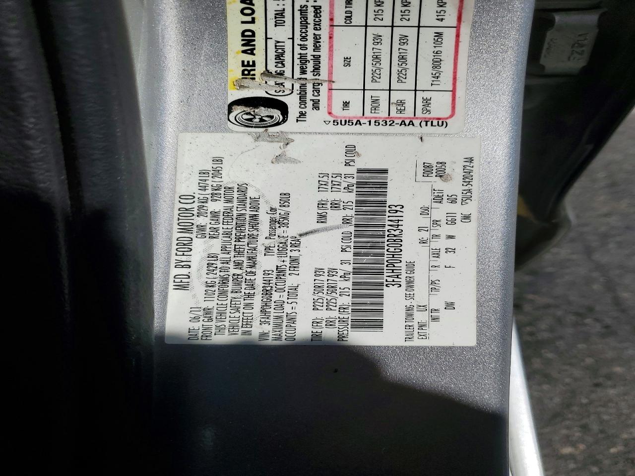Ford Fusion Se