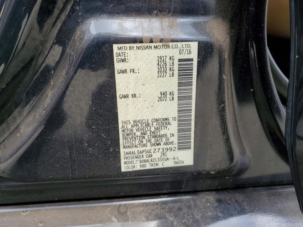 Nissan Altima 2.5 Sl