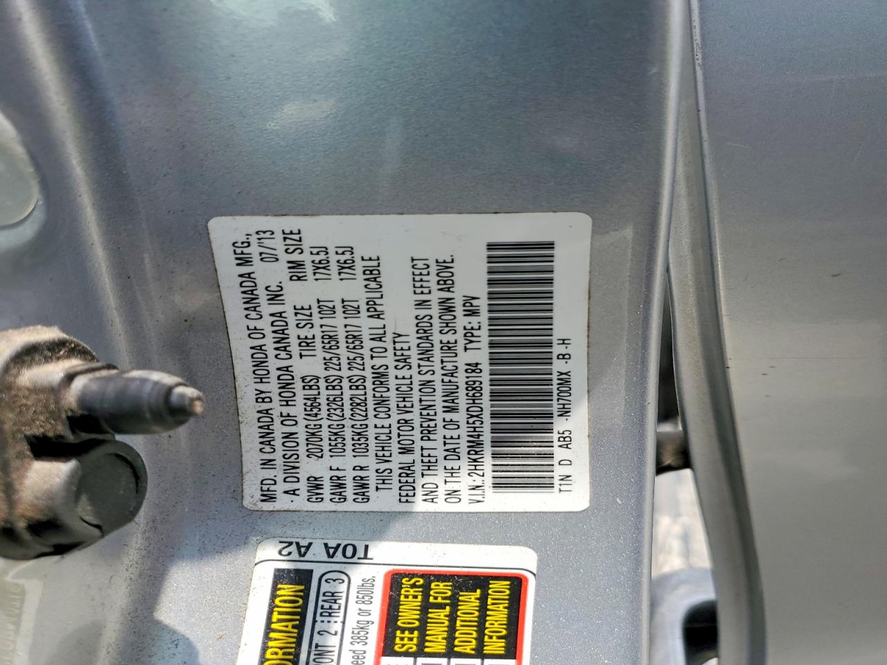 Honda Crv Ex