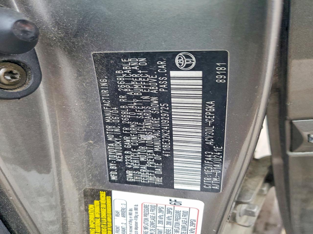 Toyota Camry Xle