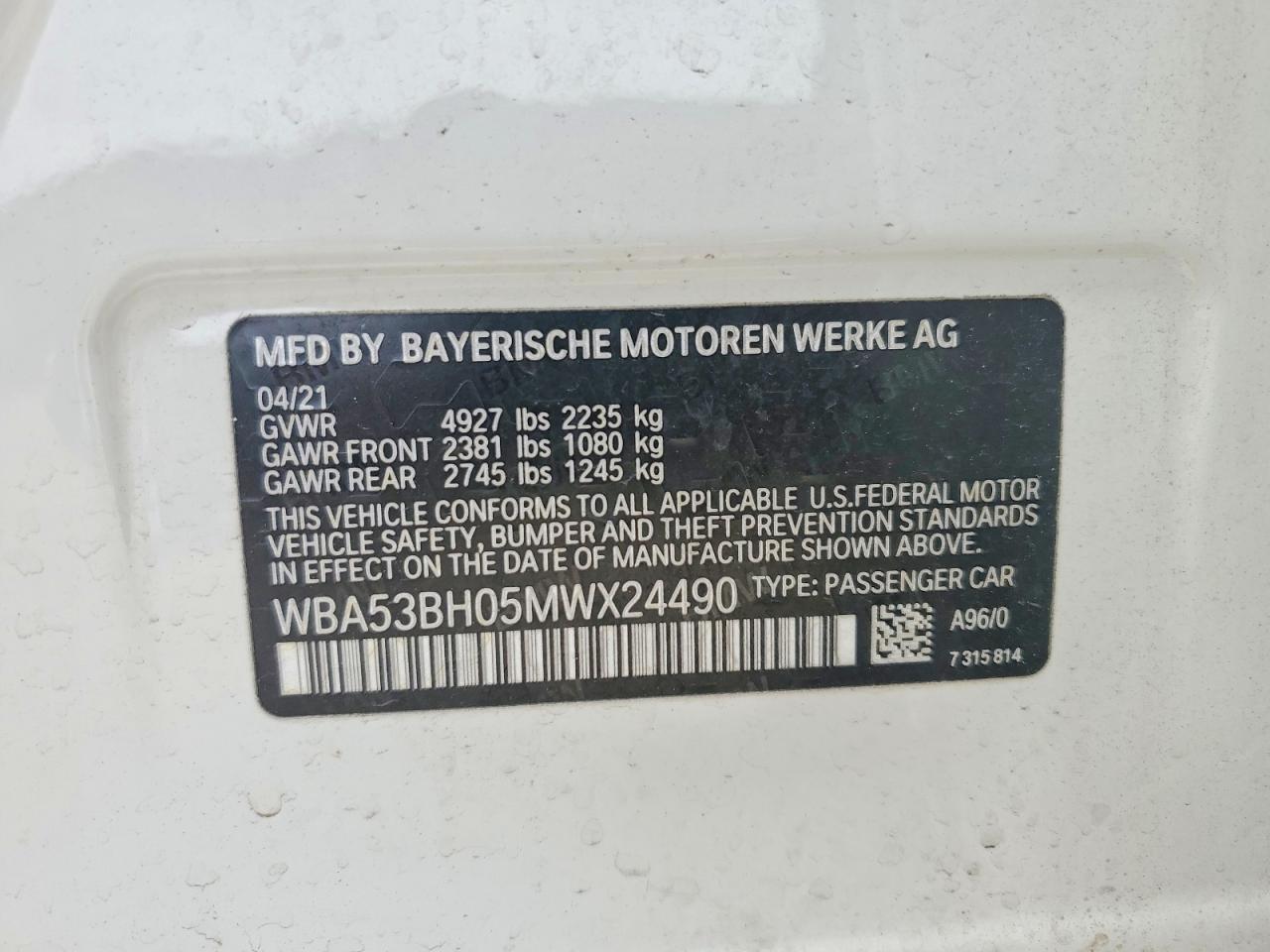BMW 5 Series I