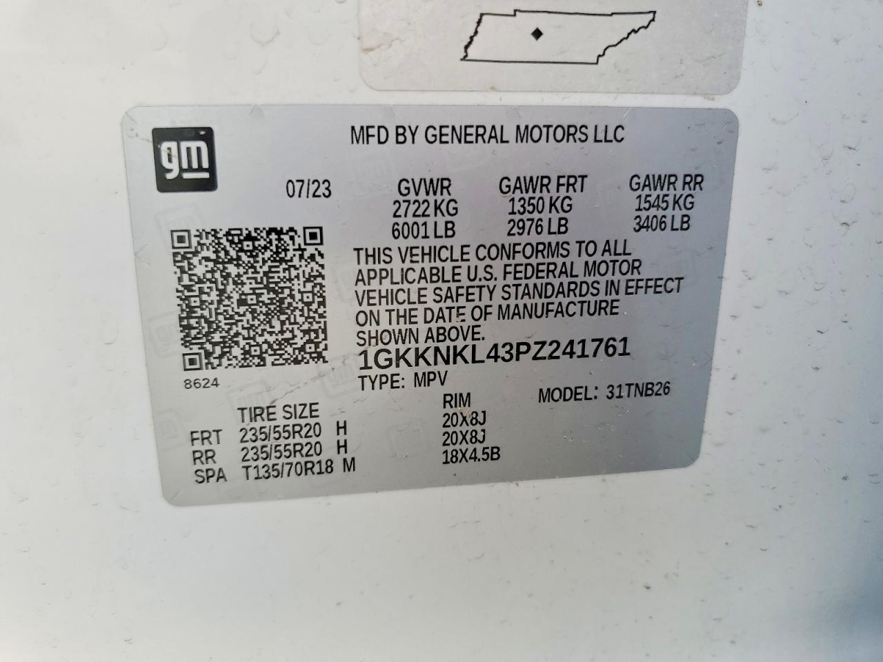 GMC Acadia Sle