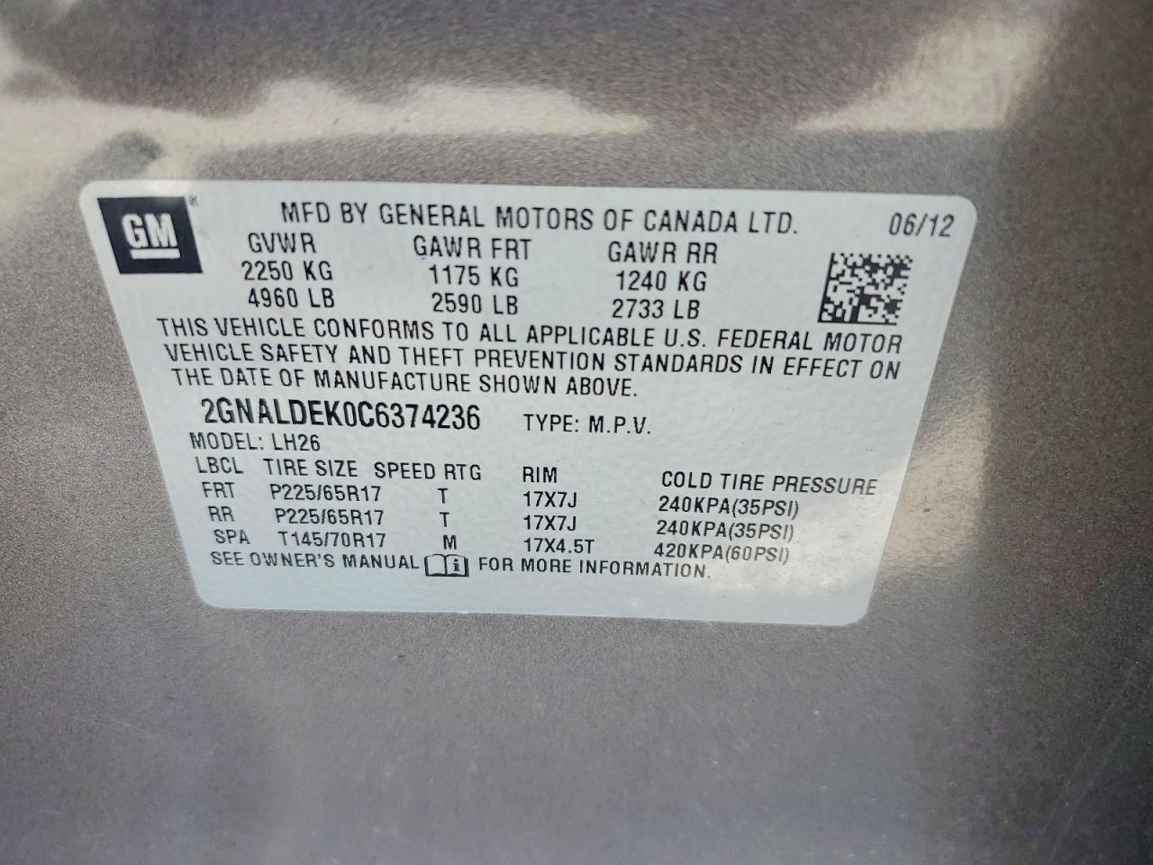Chevrolet Equinox Lt