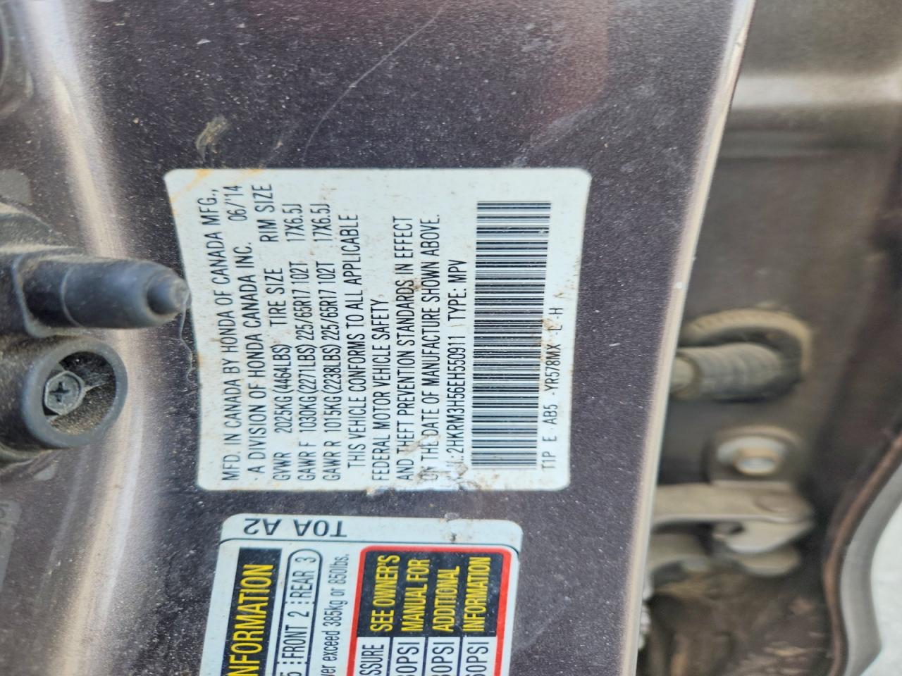 Honda Crv Ex