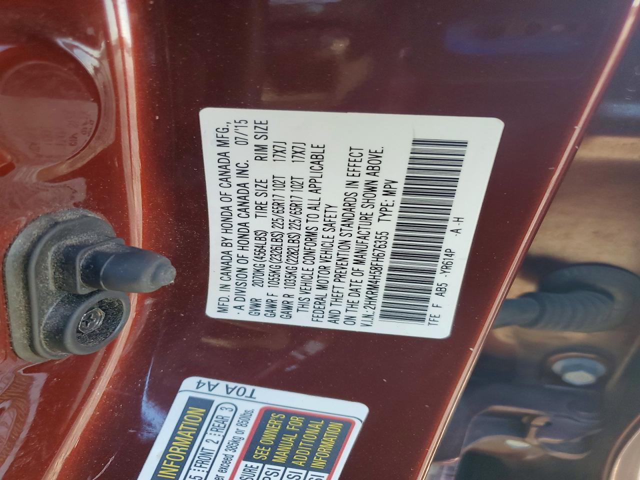 Honda Crv Ex