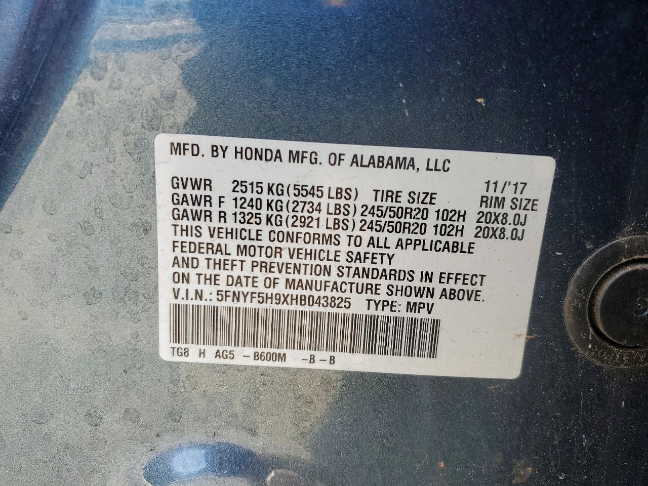 Honda Pilot Touring
