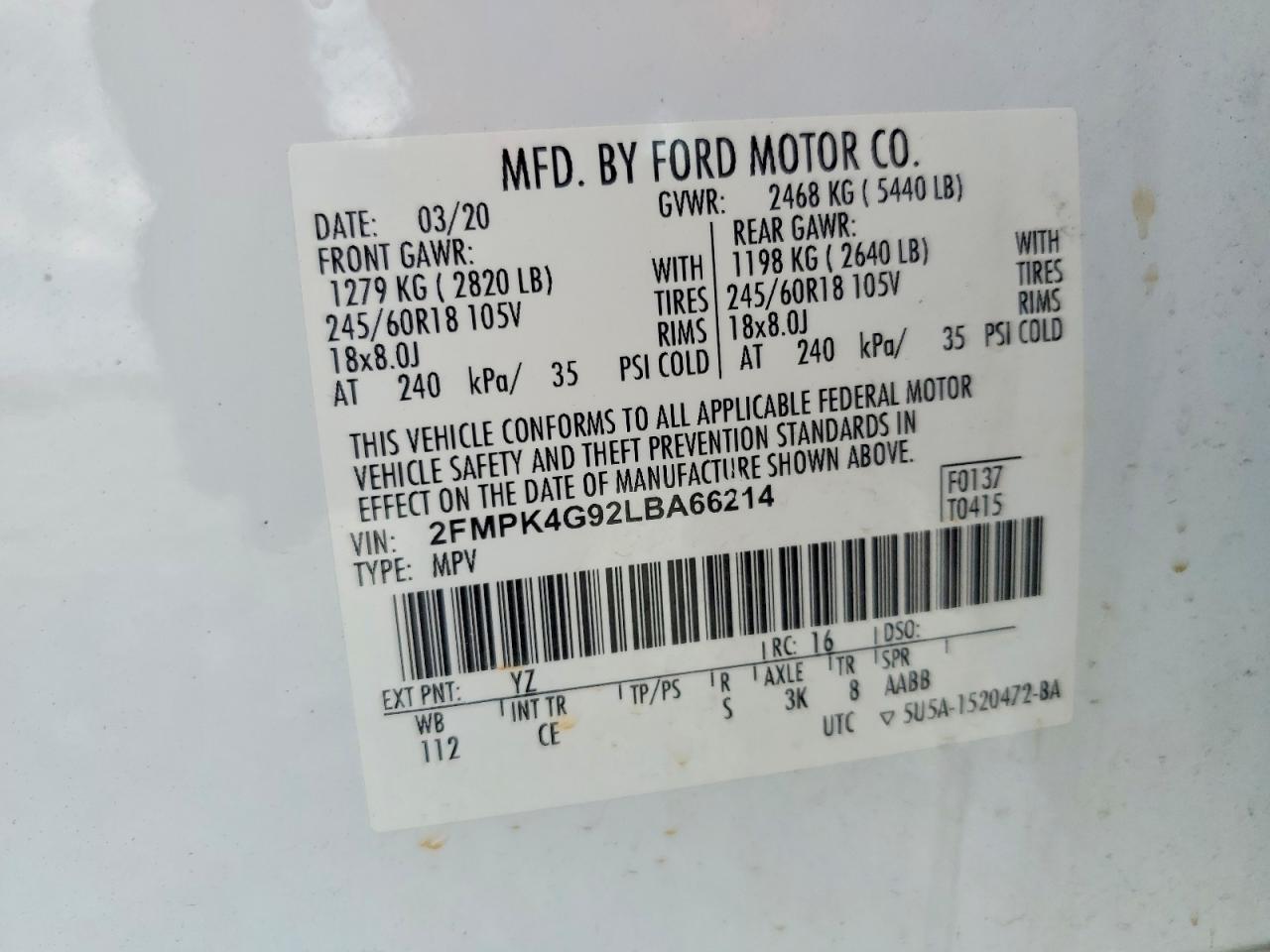 Ford Edge Se
