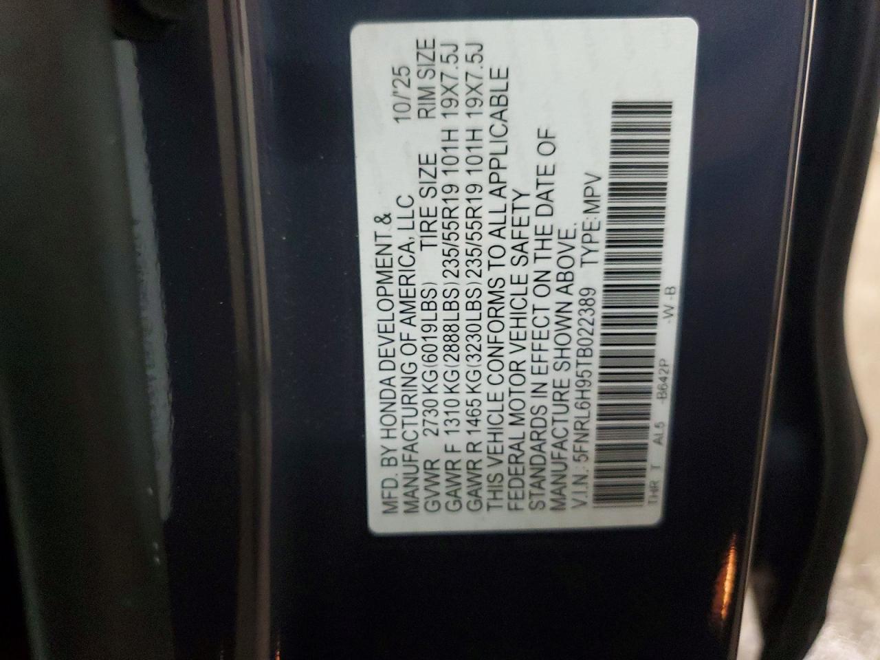 Honda Odyssey Elite