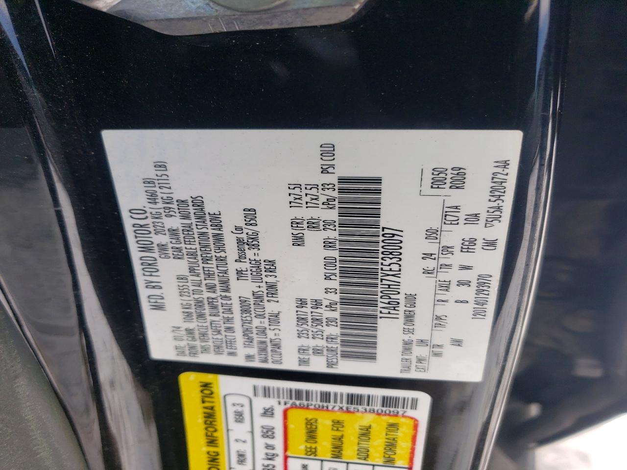 Ford Fusion Se