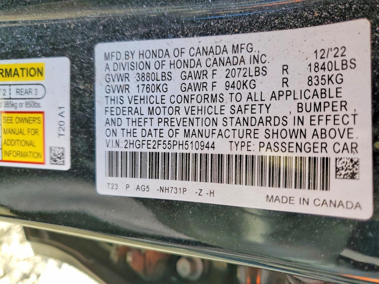 Honda Civic Sport