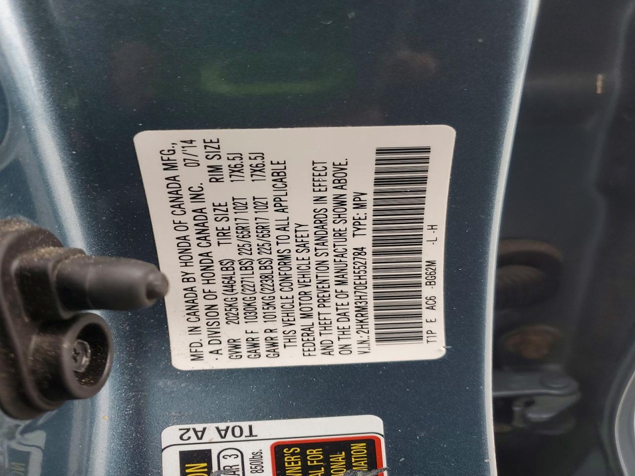 Honda Crv Exl