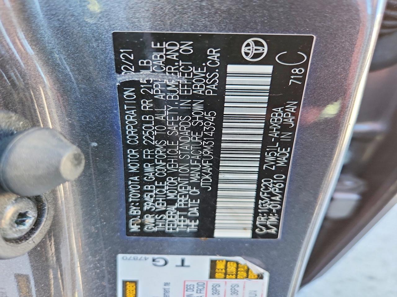 Toyota Prius L Eco