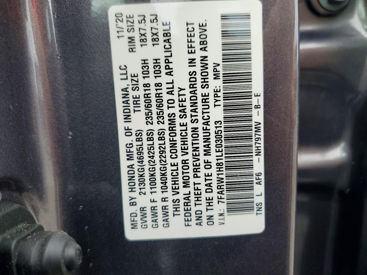 Honda Crv Exl