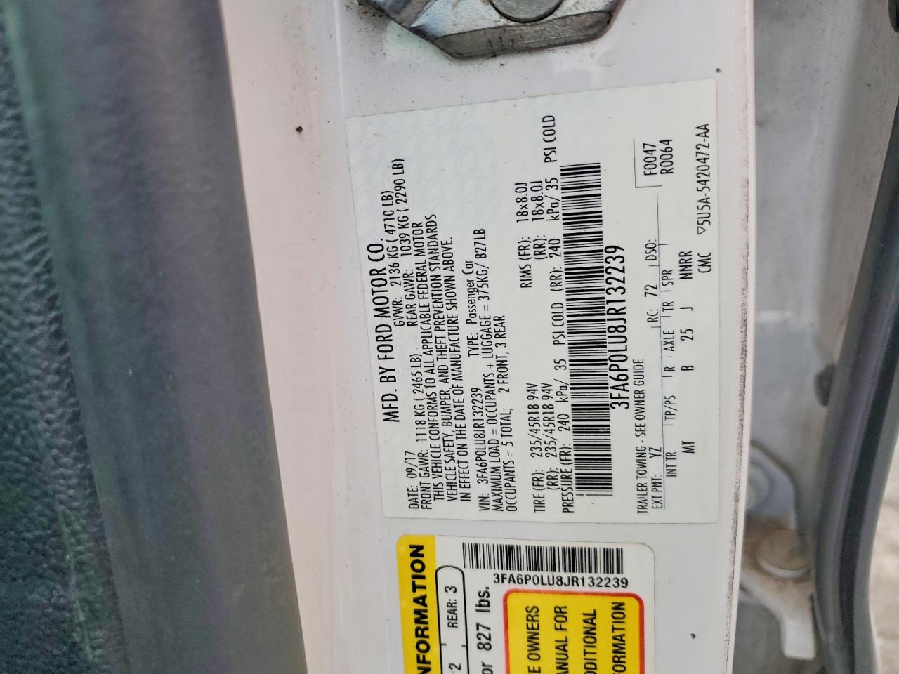 Ford Fusion Se Hybrid