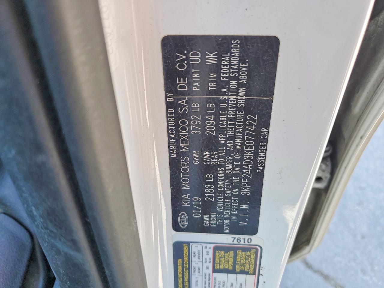 Kia Forte Lxs