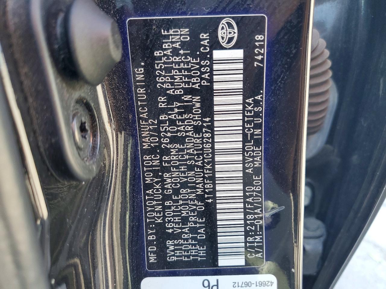 Toyota Camry L