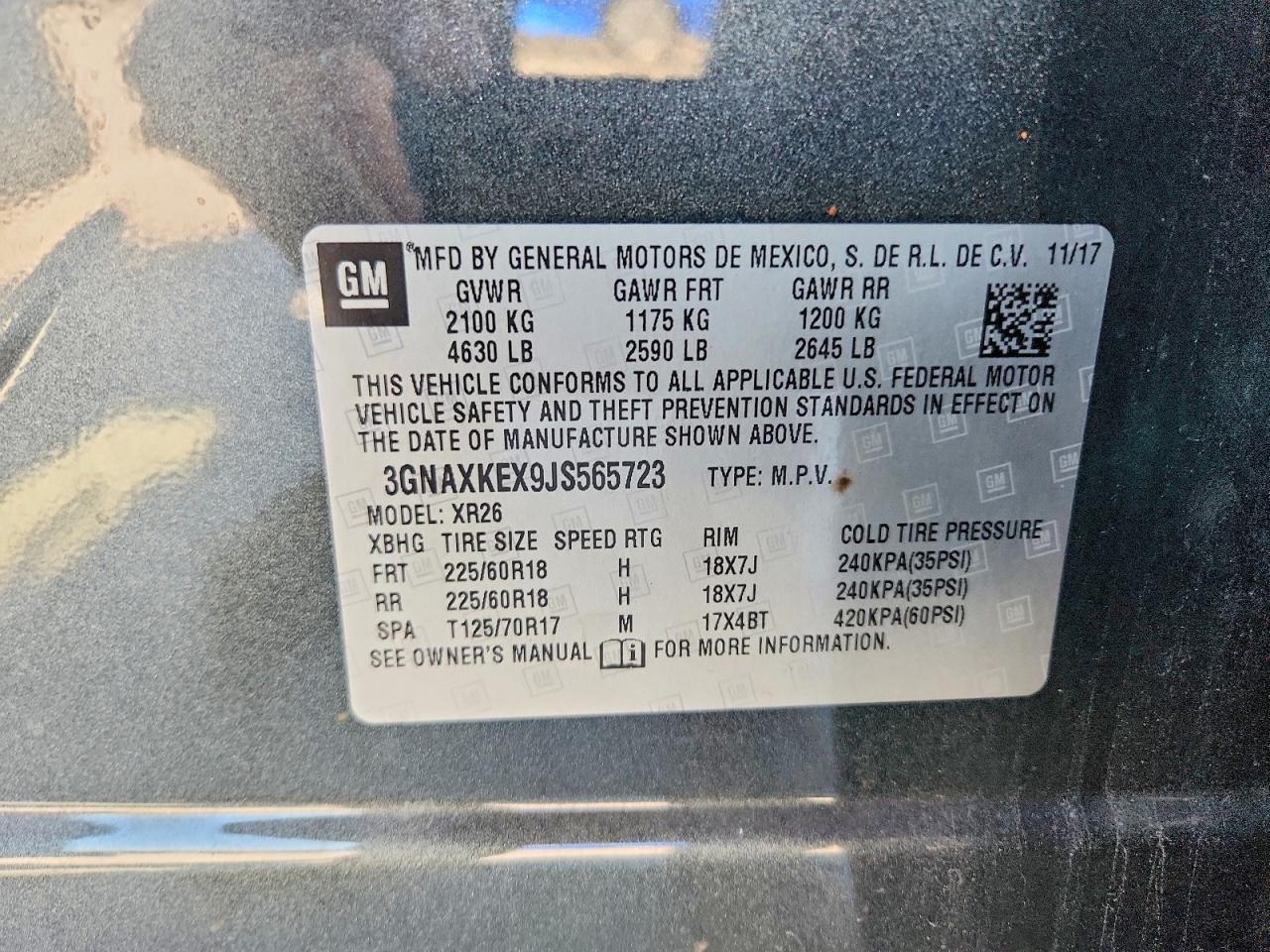 Chevrolet Equinox Lt