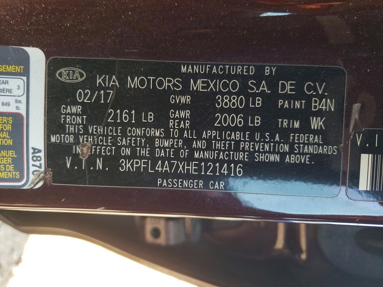 Kia Forte Lx