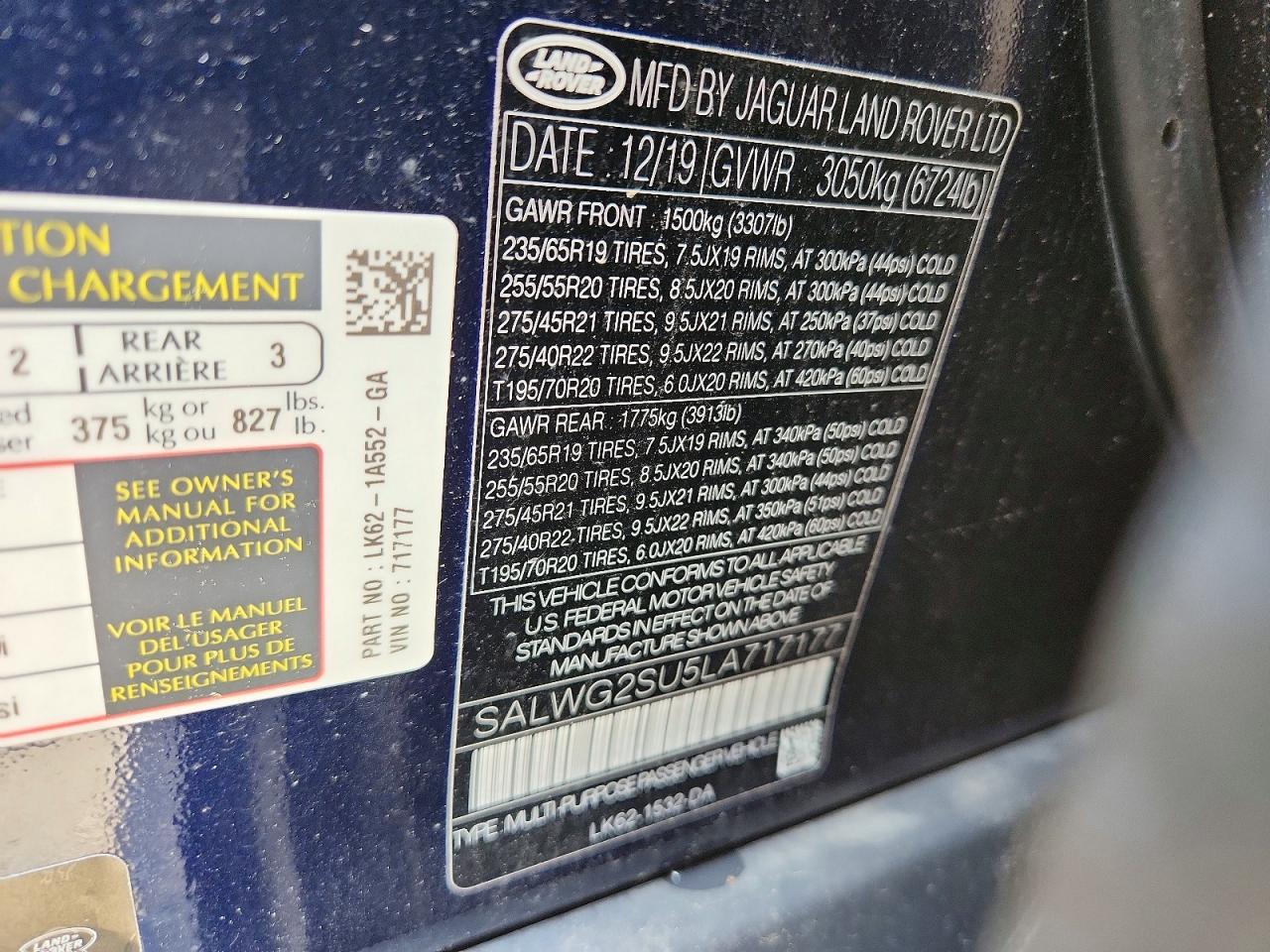 Land Rover Range Rover Se