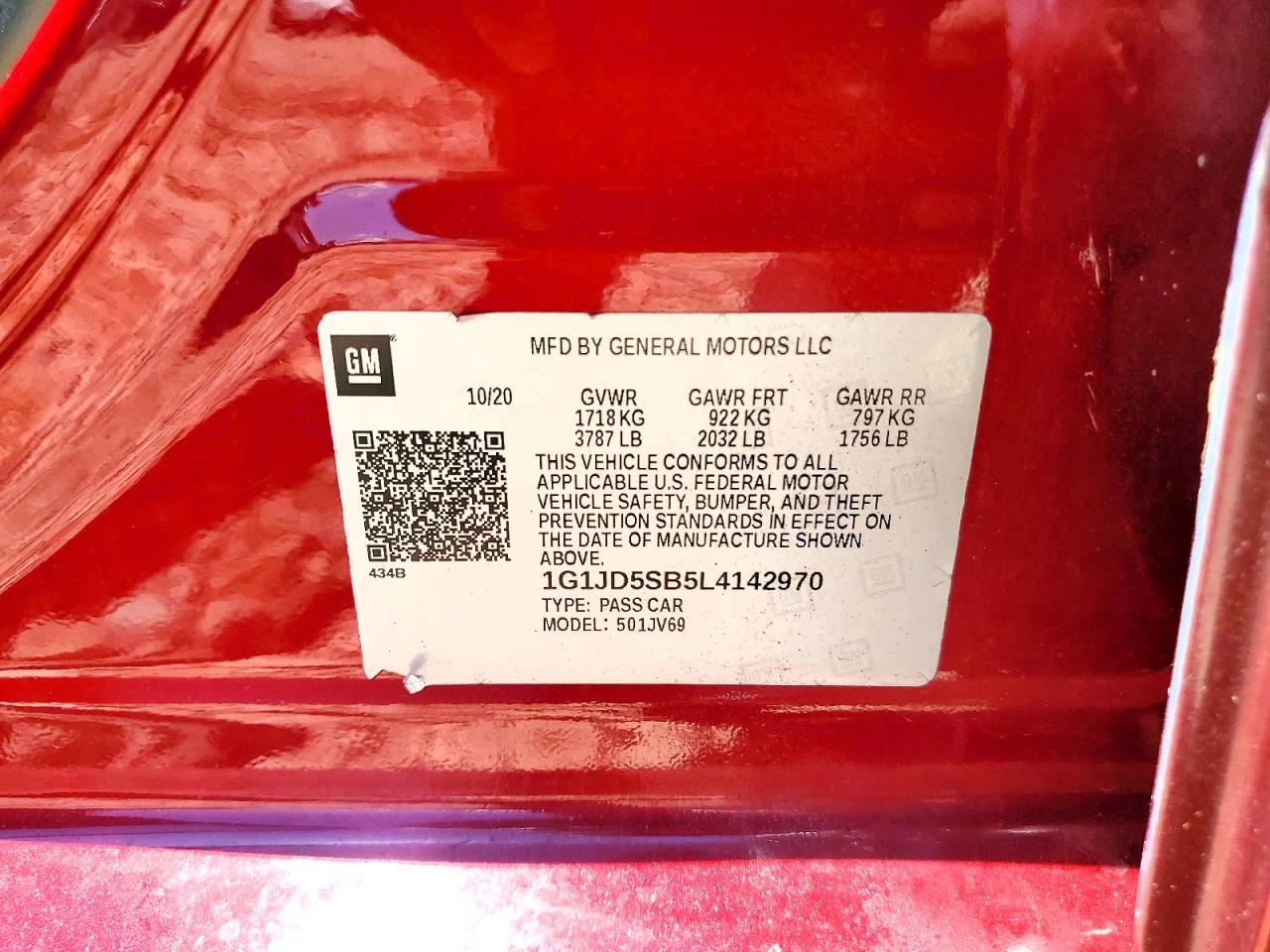 Chevrolet Sonic Lt
