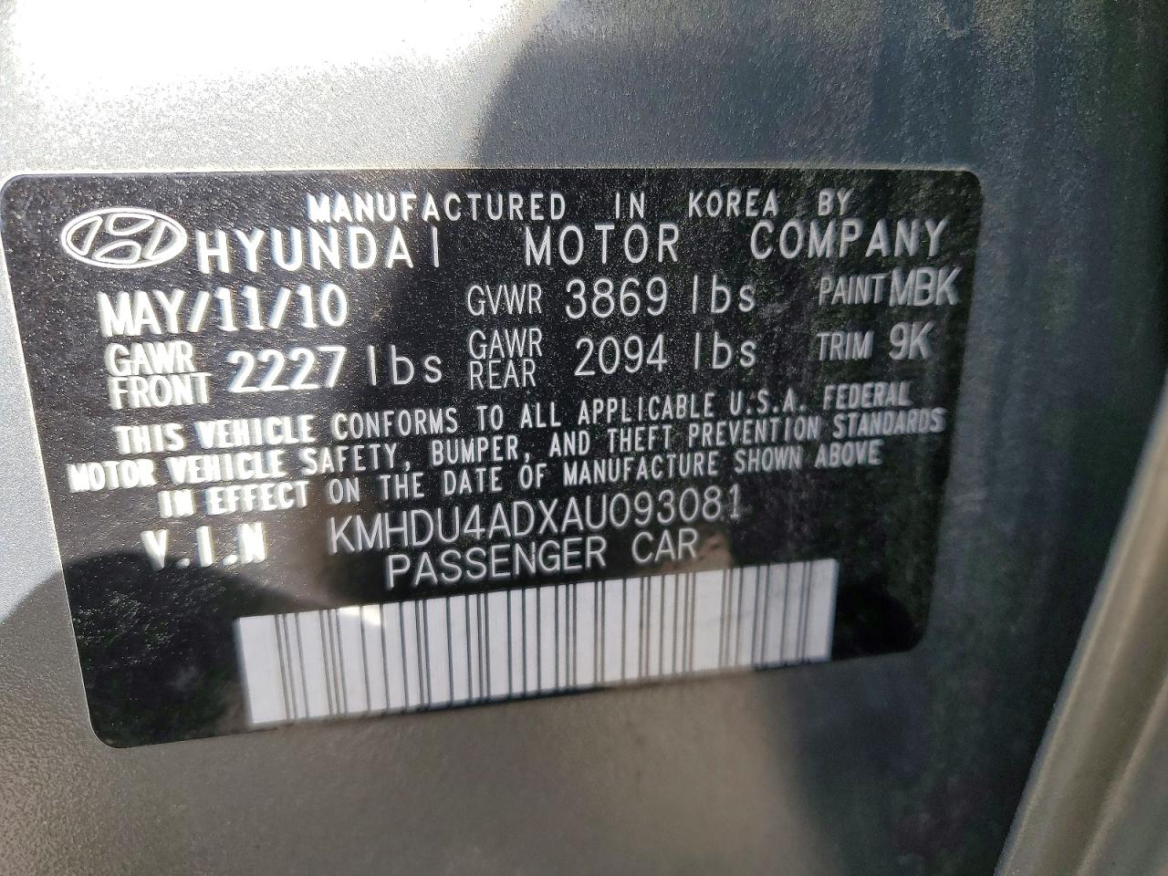Hyundai ELANTRA Gls