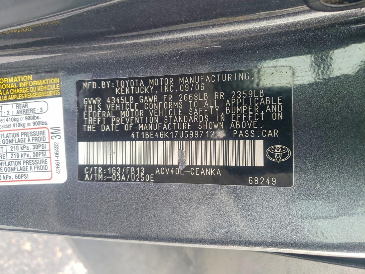 Toyota Camry Ce