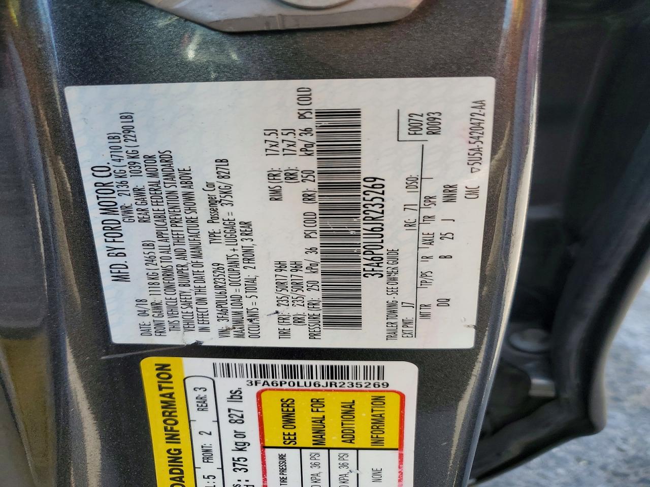 Ford Fusion Se Hybrid