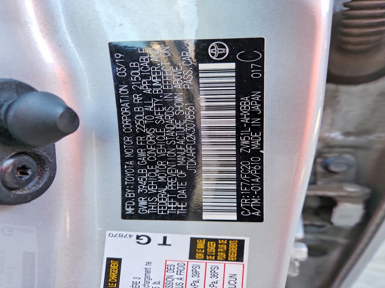 Toyota Prius L Eco
