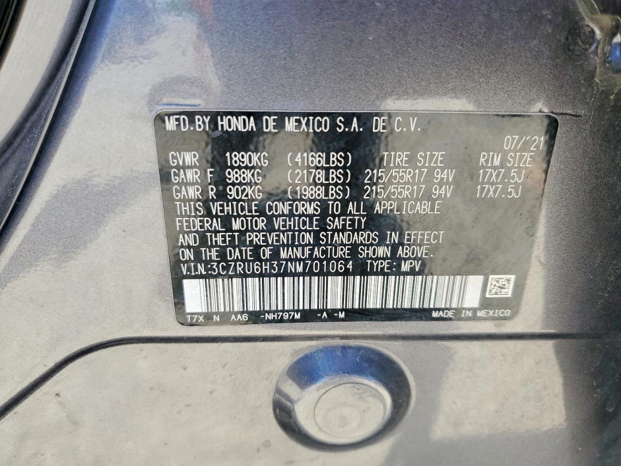 Honda HR-V Lx