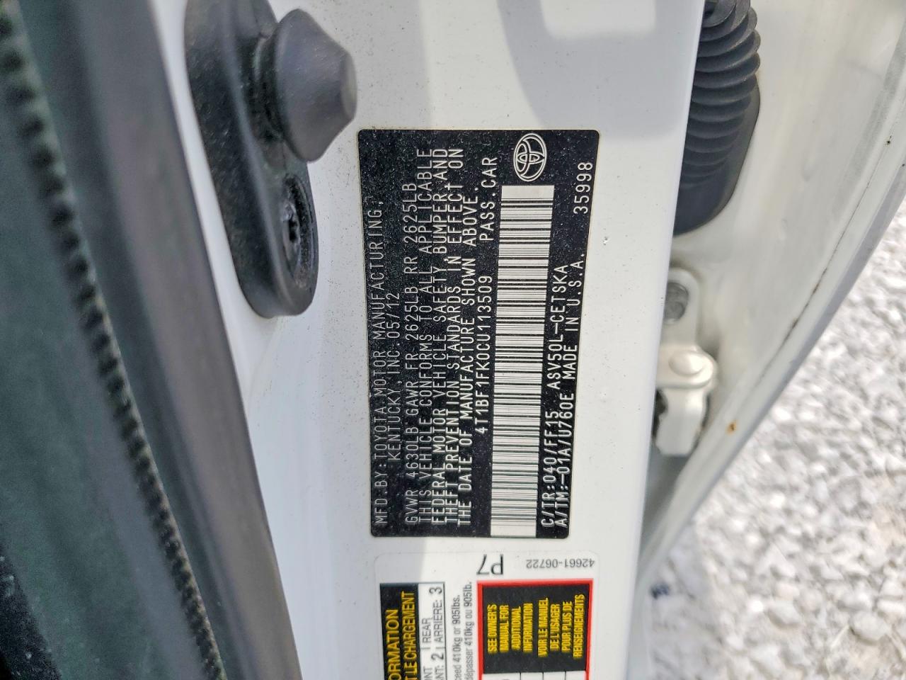 Toyota Camry Se