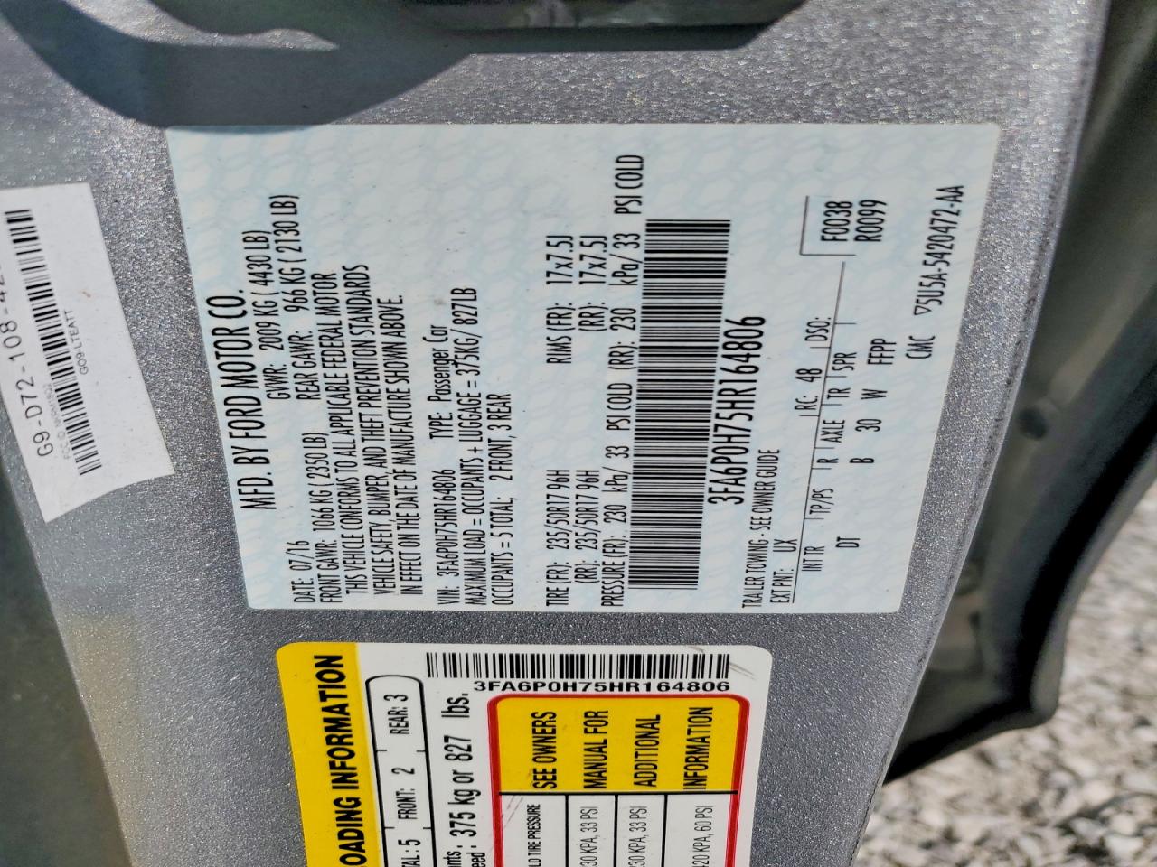 Ford Fusion Se
