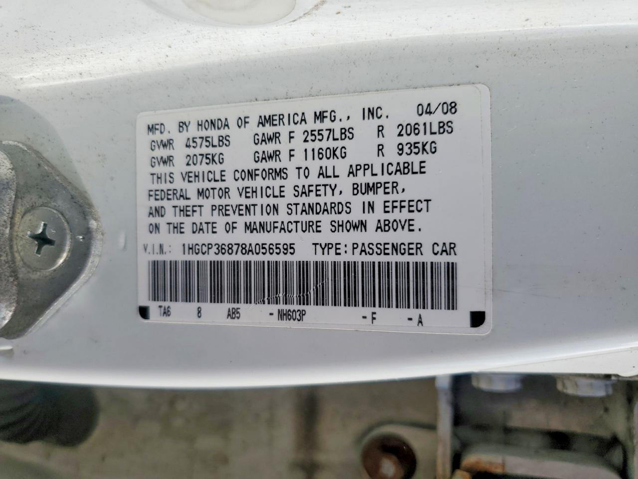 Honda Accord Exl