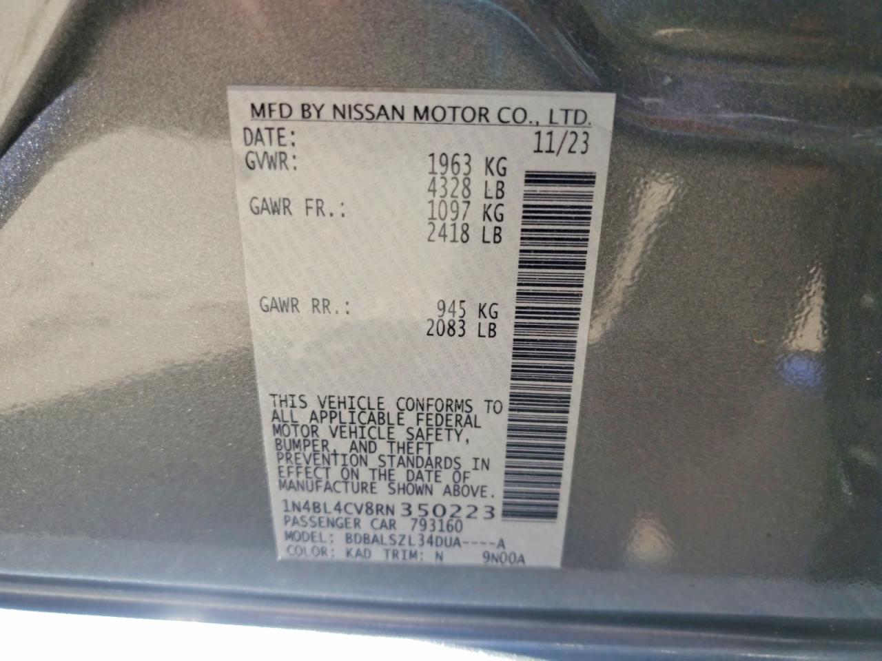 Nissan Altima Sr