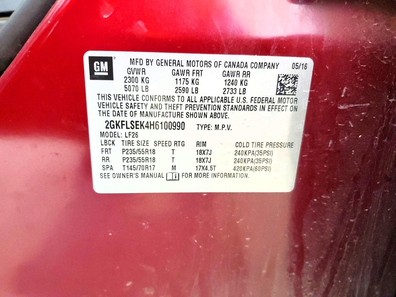 GMC Terrain Sle